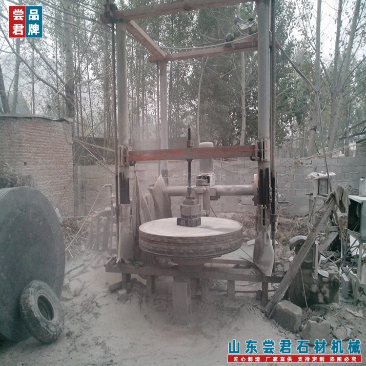 YX-2000立式仿形机石料/圆柱/滚龙柱/柱墩/圆球/圆桌切割机械操作