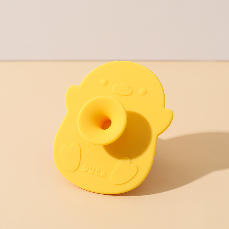 Cepillo de champú de silicona para bebés Cepillo de limpieza de baño para bebés multiusos Cepillo de masaje de descalcificación para bebés