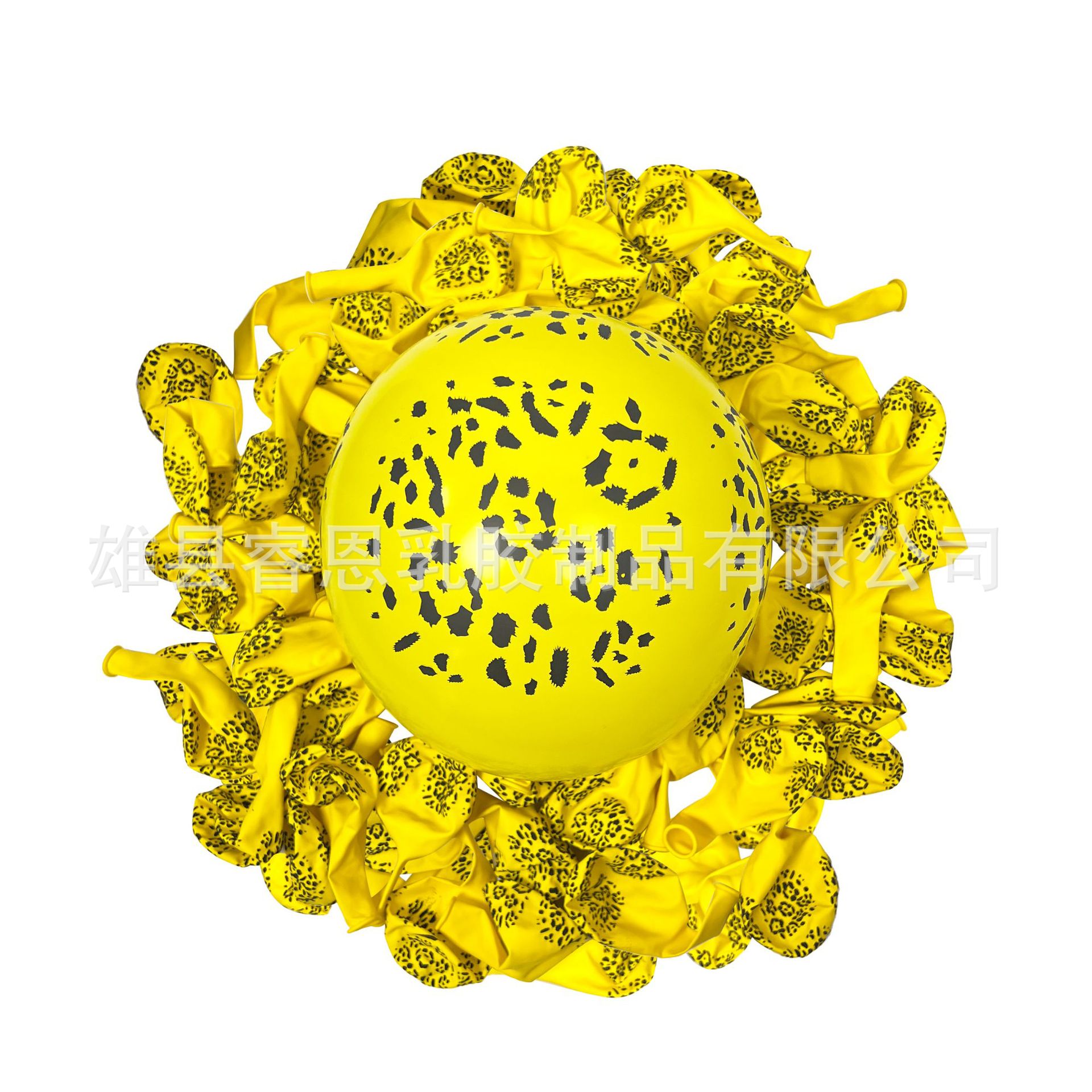 Transfronterizo serie de animales de la selva de 12 pulgadas globo perro pata de impresión animal patrón globo de dibujos animados fiesta decoración globo