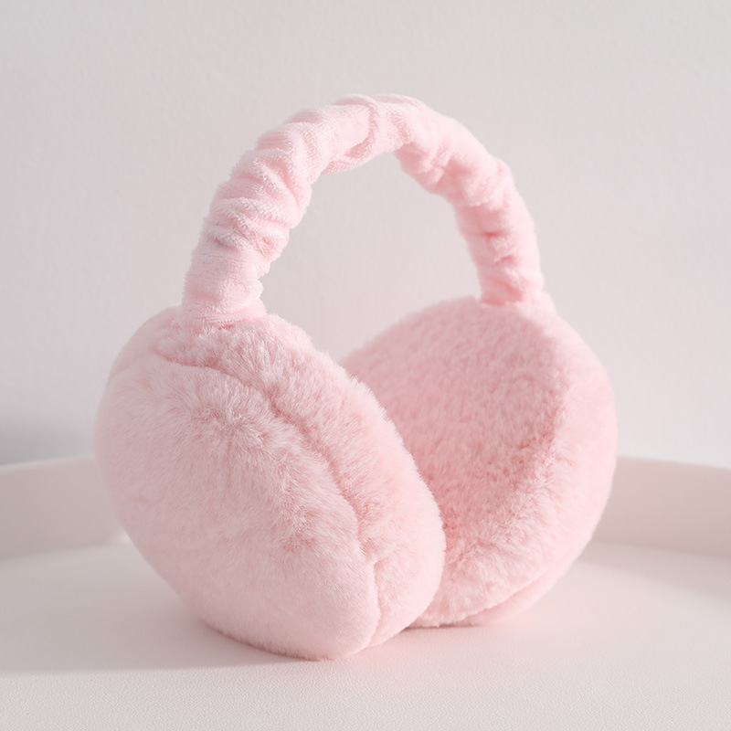 Orejeras plegables estilo coreano para estudiantes, para otoño e invierno, cálidas y resistentes al frío, para hombres y mujeres, protectores de orejas de felpa, calentadores de orejas.