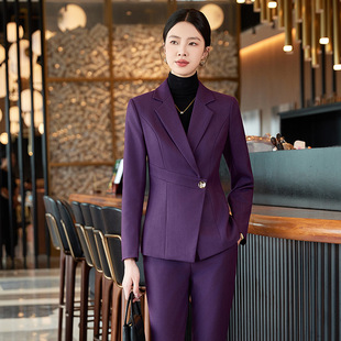 Professional Suit suit Female Temperament Business Dress Interview Jewelry Store Sales Department Front Desk Beauty Salon Overalls Female