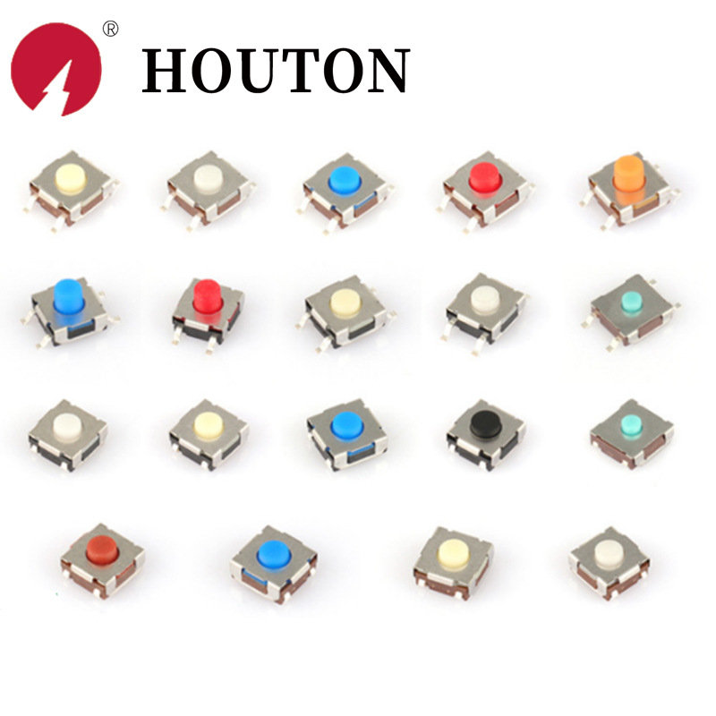 6.2*6.2软硅胶轻触开关 耐温立式贴片按键开关