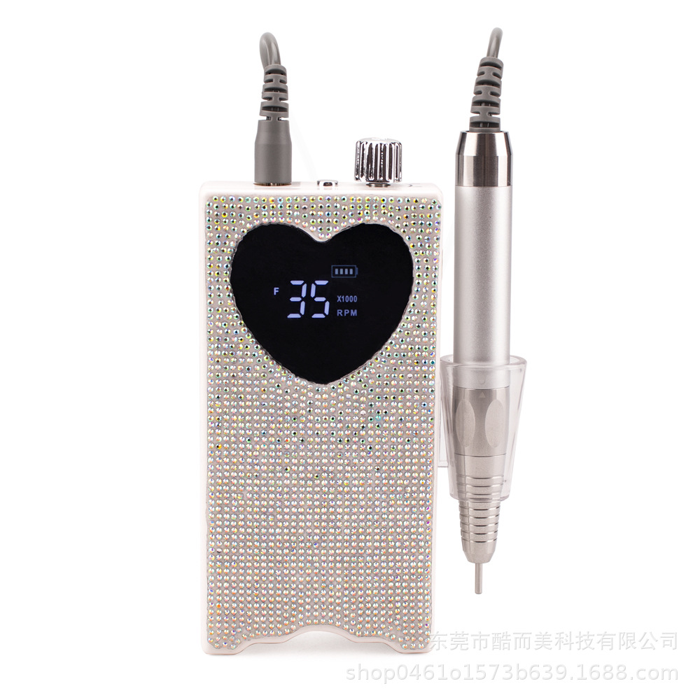 Pequeño Libro Rojo recomienda máquina de pulido de uñas sin escobillas con taladro portátil frente peeling pulido removedor de esmalte de uñas removedor de uñas