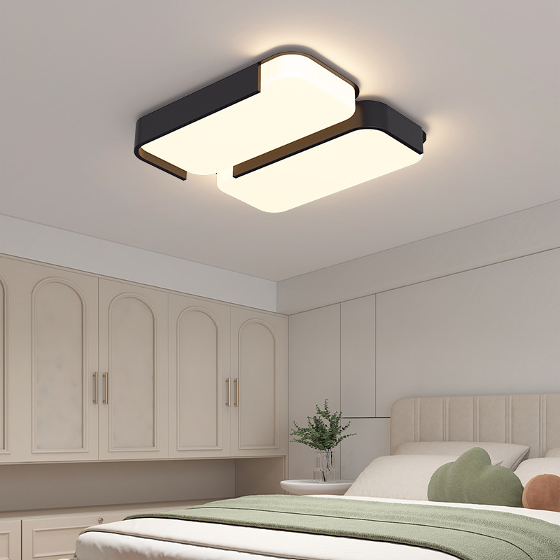 Lámpara de sala de estar, atmósfera simple, moderna, luz principal creativa, 2025, nueva lámpara de techo, paquete de iluminación de Guangdong Zhongshan para toda la casa