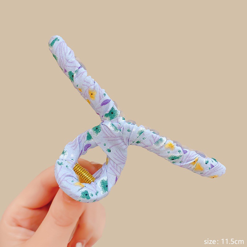 Clip de pelo marrón grande Nueva horquilla cuadrada accesorios para el cabello clip de horquilla simple Cabeza trasera clip de pelo clip de tiburón tocado