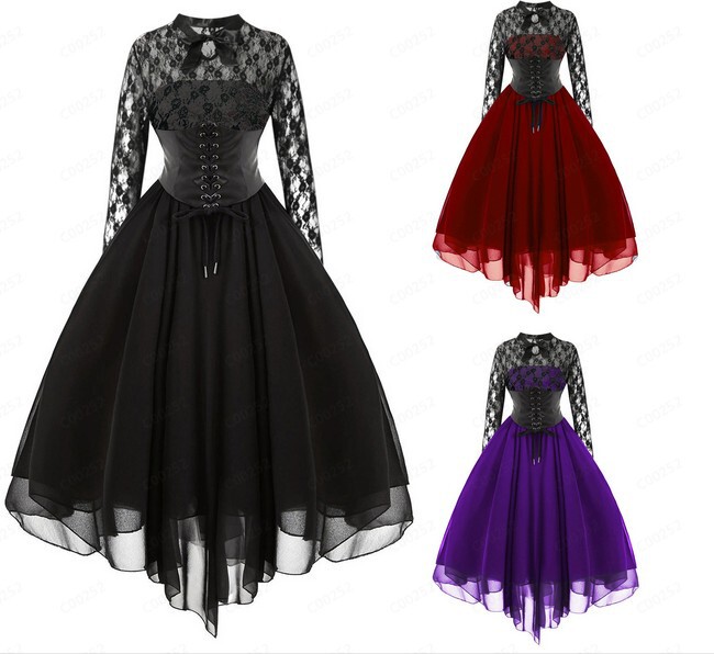 Cross-border Europe and America Amazon 2022 new chiffon women's hot sale hot sexy long sleeve lace dress Cross-border Europe and America Amazon 2022 new chiffon women's hot sale hot sexy long sleeve lace dress