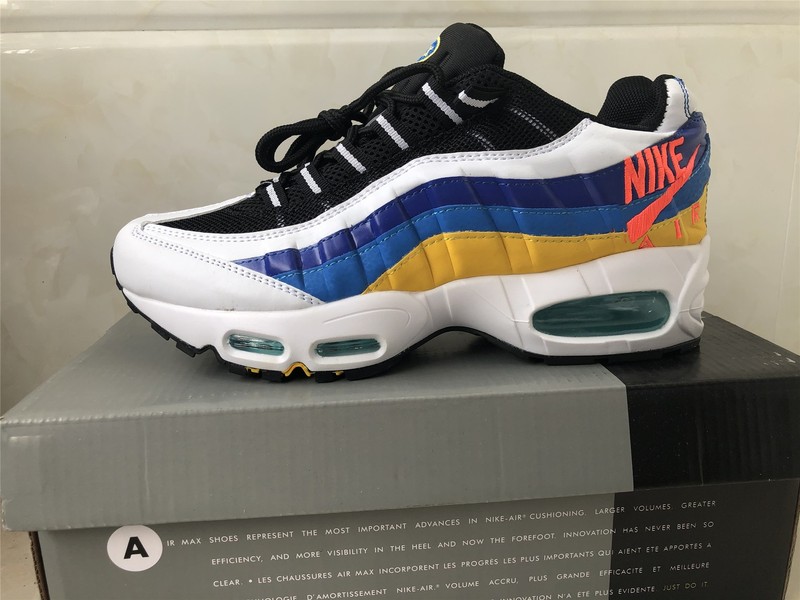男式运动单鞋气垫减震户外休闲弹簧跑步鞋女鞋大码AIRMAX95舒适|undefined