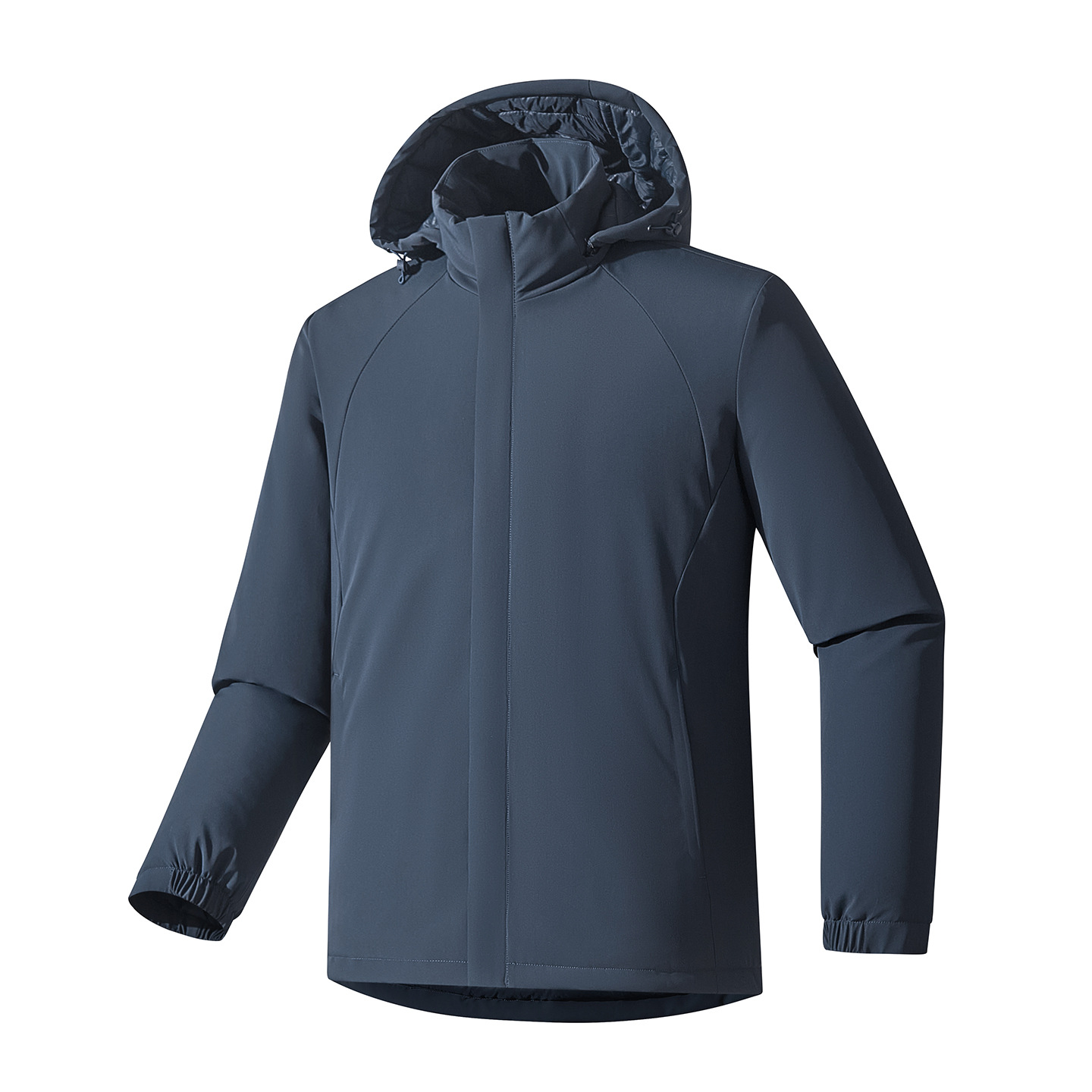 New cotton-padded jacket for men and women, autumn and winter cotton jacket with hood, warm and casual outerwear