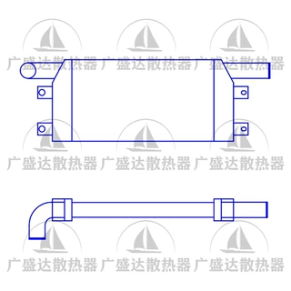 Sumitomo住友SH240-5SH240A5 SH240-5挖机中冷器挖掘机中冷散热器