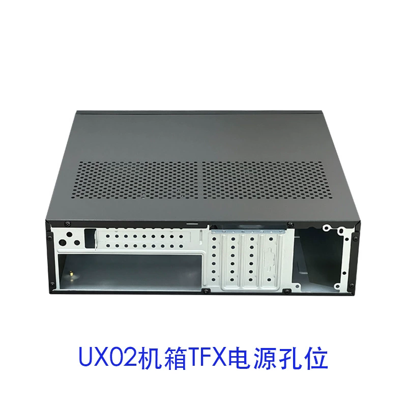Корпус SKTC UX02 для горизонтальной установки, для материнской платы MATX, пустой настольный шасси 1U, блок питания, оптический привод, видеокарта