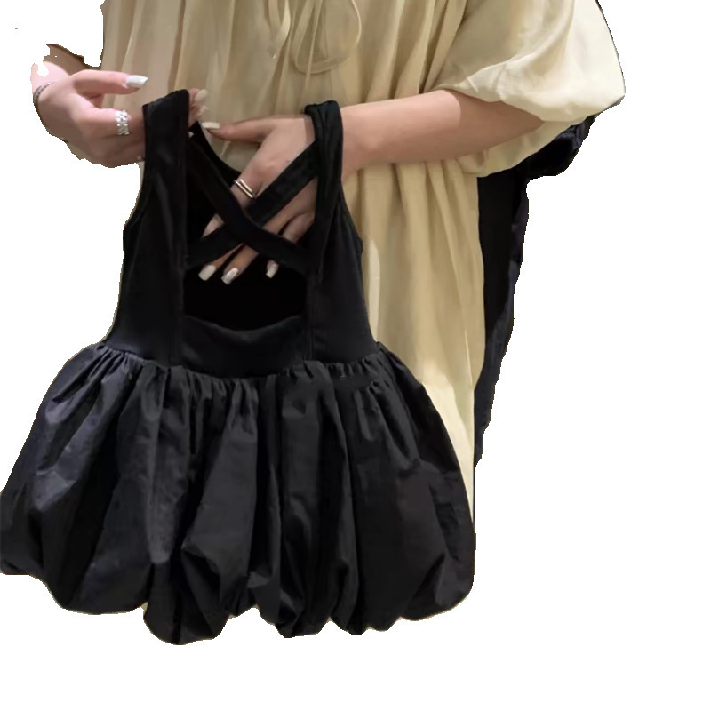 Vestido de siete niñas con limón salado, nuevo vestido de verano, falda para niños coreanos, vestido de princesa Aisha para niña de verano