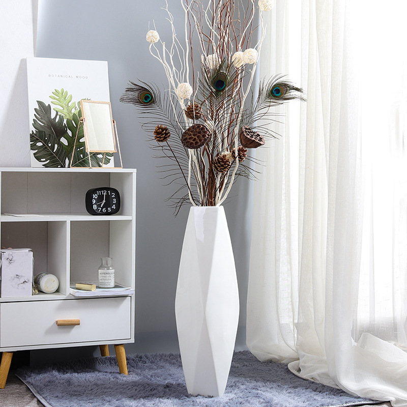 Floor-Standing Large Vase Set Ornaments Creative Living Room Home Tv Cabinet Sofa Decoration Housewarming Gift