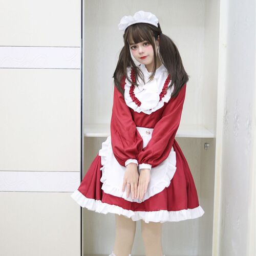 Original cross-border Amazon LOLITA luxury British maid costume long-sleeved maid costume COSPLAY