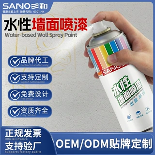 水性墙面自喷漆自喷乳胶漆内墙壁修复翻新清洁去污补墙膏定制翻新