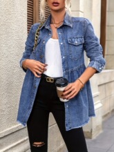M 74211 Women's Long Sleeve Denim Jacket Ůʿţ������ ר