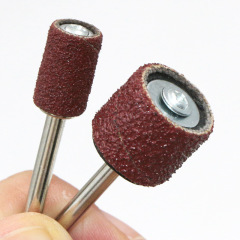 Grinding head connecting rod rubber wheel, wood grinding metal rust removal polishing, wholesale sandpaper rings