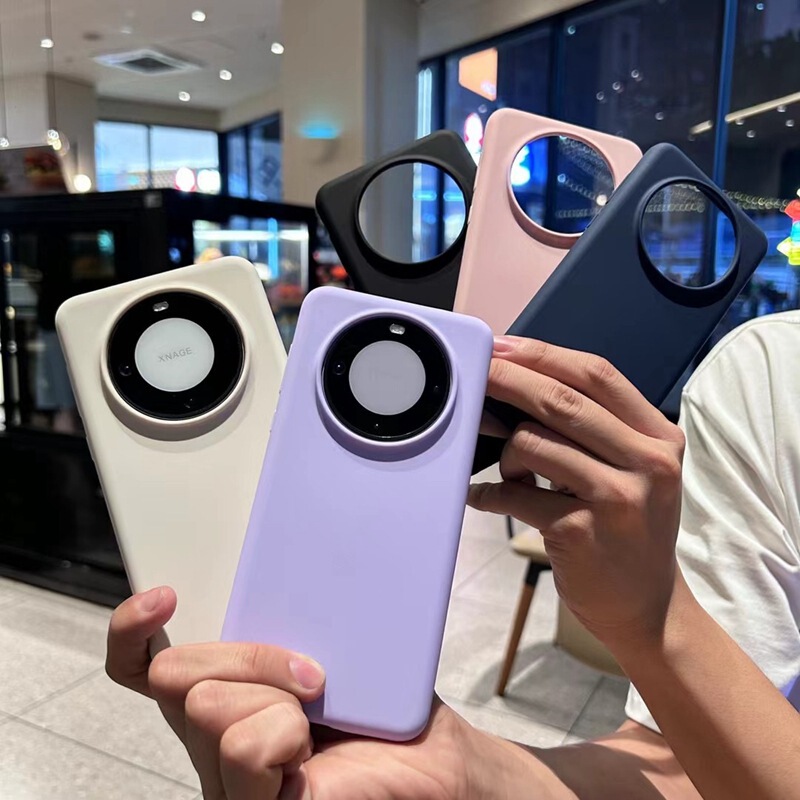 Suitable for Huawei Nova15 Mobile Phone Case P70 Liquid Silicone Mate80Pro Protective Case Magic8 Anti-Fall Soft