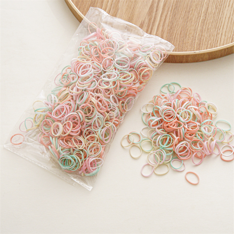 Simple Style Solid Color Rubber Band Handmade Hair Tie display picture 4