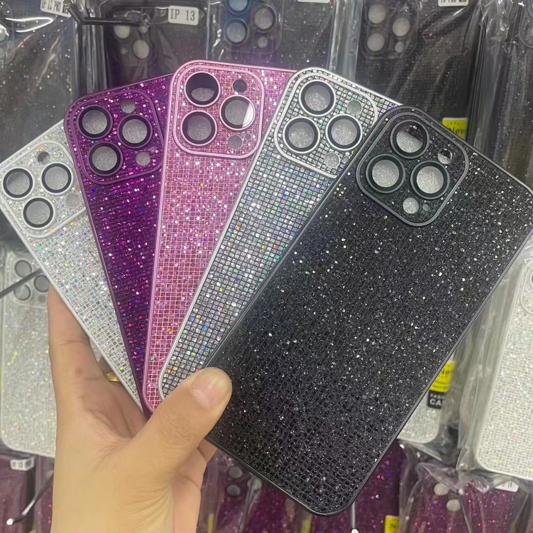 Plastic Solid Color Luxurious Simple Style Phone Cases Phone Accessories display picture 11