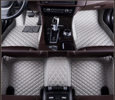 Modelə uyğun ayaqaltı | Floor Mats with Butterfly - special-car-one-version-per-car-leave-a-message-about-the-car-model-when-placing-an-order-grey