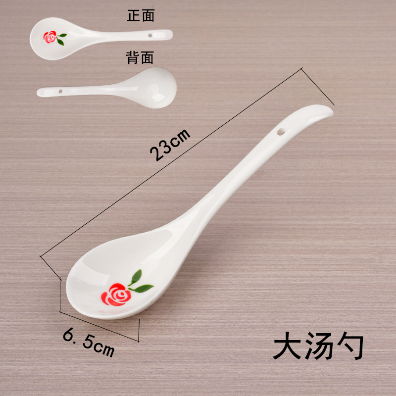 Japón y estilo coreano simple cubiertos para beber sopa de cocina de alta temperatura creativa cucharas caseras cucharas de cerámica cucharas de arroz