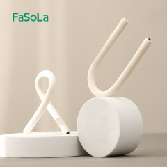 FaSoLa Home Daily Portable Flexible Curved Cabinet Hooks Versatile Desktop Phone Stand Simple Hook Lock