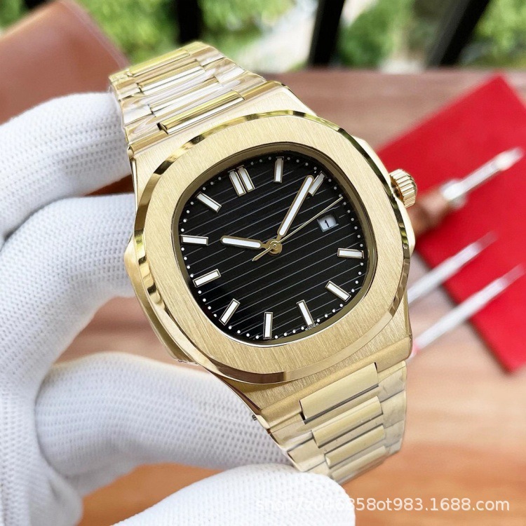 国境を越えたオウム5711腕時計鋼王手雷男性全自動機械腕時計ビジネスファッション夜光卸売り