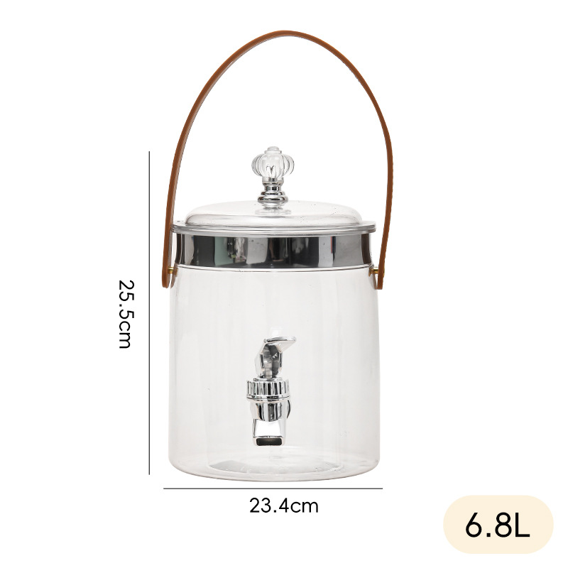 Barril de bebidas de autoservicio, refrigerador de gran capacidad, tetera de agua fría, barril de vino, té de frutas, tetera de agua fría con grifo, barril de cola, barril de mezcla