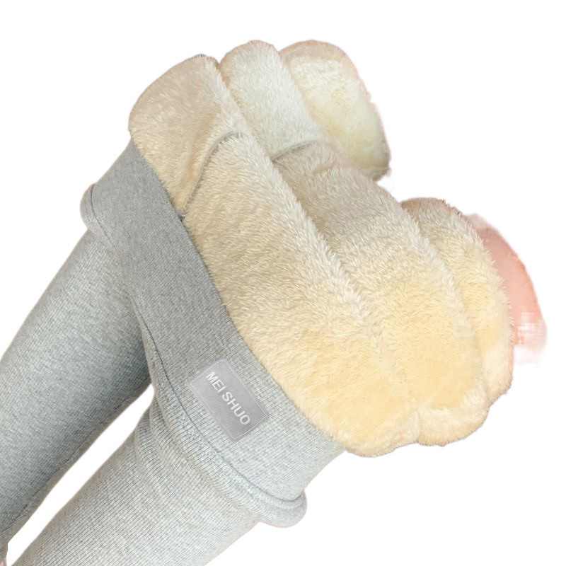 여성용 벨벳 레깅스, 가을 겨울 아우터, 두꺼운 면 바지, 벨벳 바지, 대형 두꺼운 양고기 벨벳 보온 바지, 모직 가을 바지