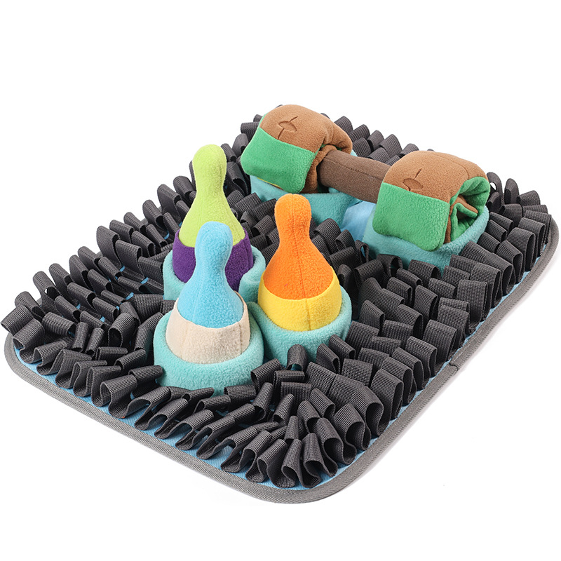 Klettergerüst für Hunde – Ganzjahres-Duftmatte, pädagogisches Spielzeug zum Stressabbau, Futterverstecktraining, interaktives Spiel_voghion.com