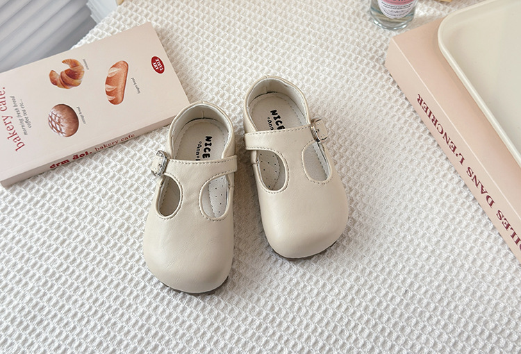 Chaussures mary jane en cuir élégantes pour filles printemps_voghion.com