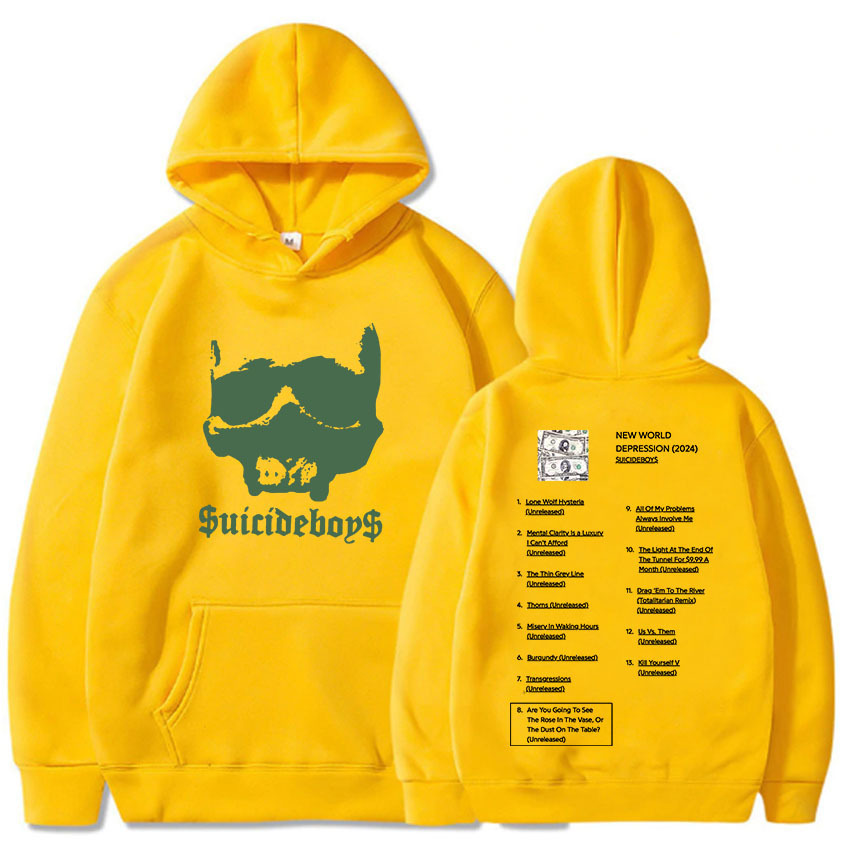Men Setwear Graphic Clothing NEW WORLD DEPRESSION Album 2024