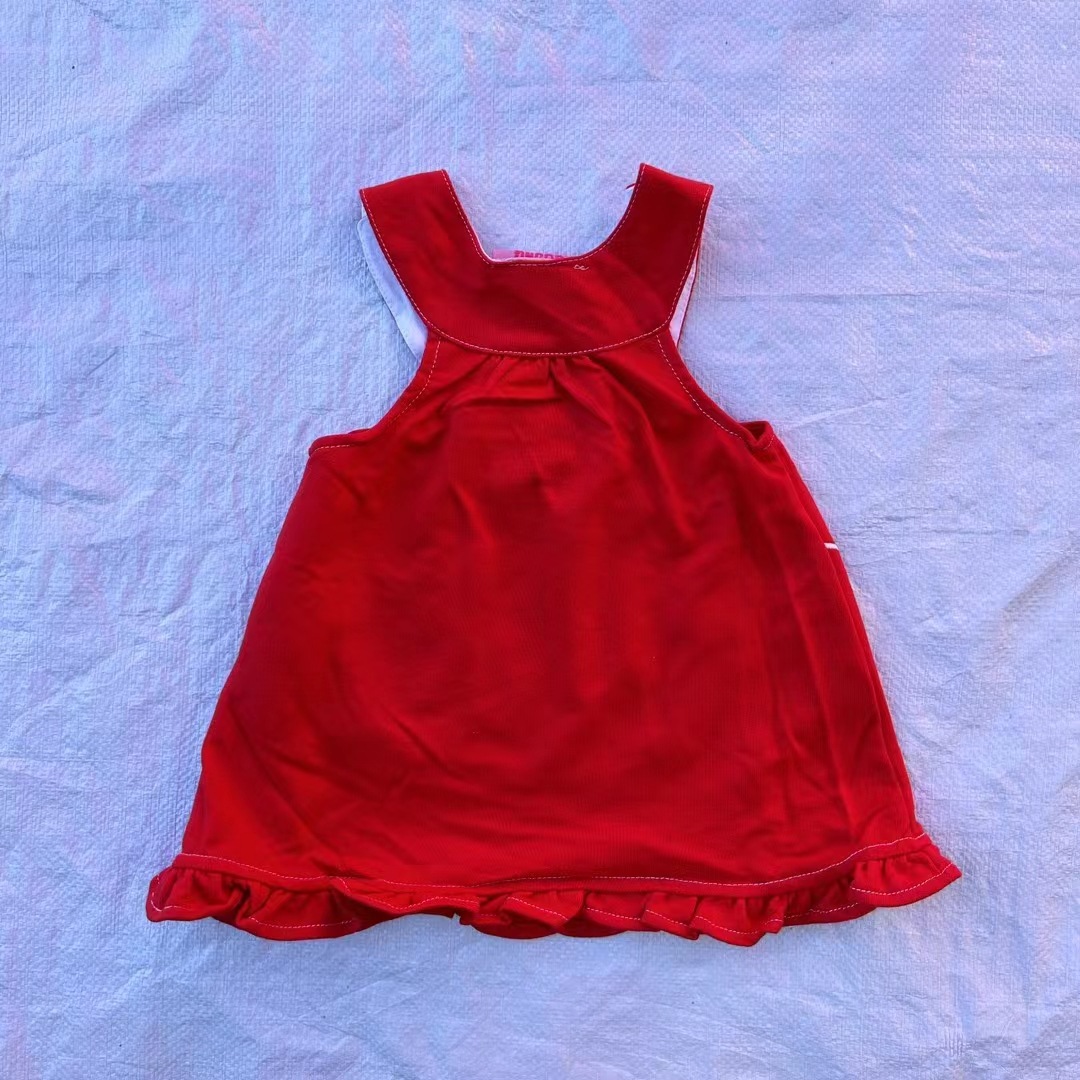 Niños chaleco falda europea y americana marca ropa para niños 24 primavera nuevas niñas niños chaleco falda