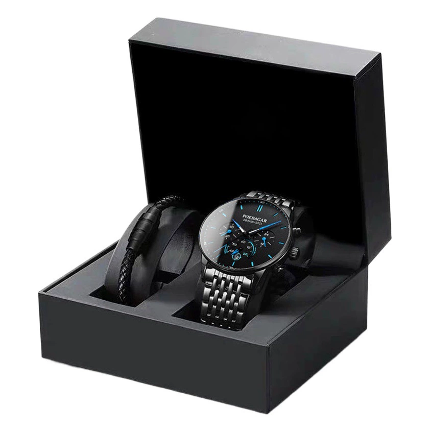 Baida баклажаны Новые многофункциональные Мужские часы Мужские студенты корейские ультратонкие модные кварцевые часы дрожат волосы поколения