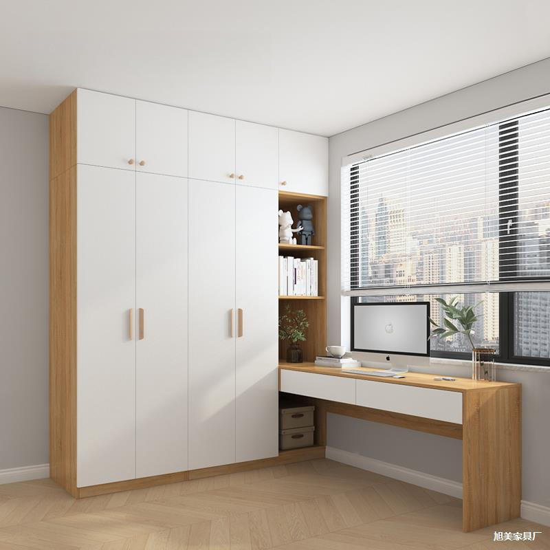 Modern Minimalist Wardrobe Desk Combination Can Store Bedroom Wardrobe Bookshelf Table to Support the Whole House Modern Minimalist Wardrobe Desk Combination Can Store Bedroom Wardrobe Bookshelf Table to Support the Whole House