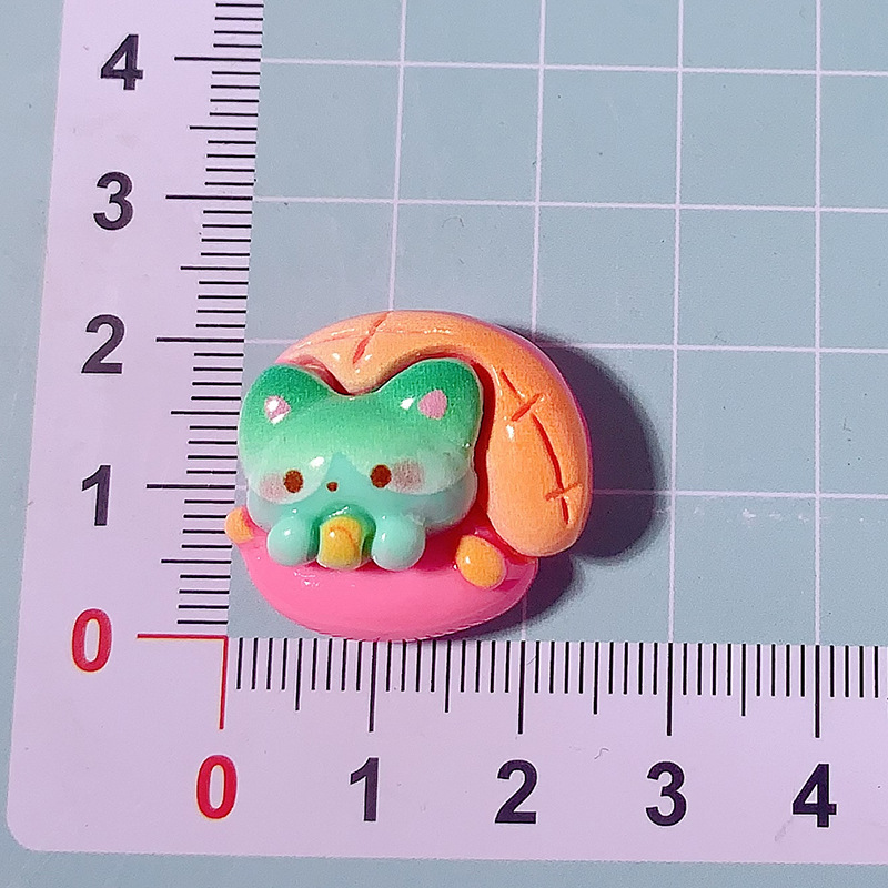 Dibujos animados Animal Party Accesorios de resina de bricolaje Gel de crema Accesorios para el cabello Funda para teléfono móvil Hornos para zapatos Hebilla Material colgante hecho a mano