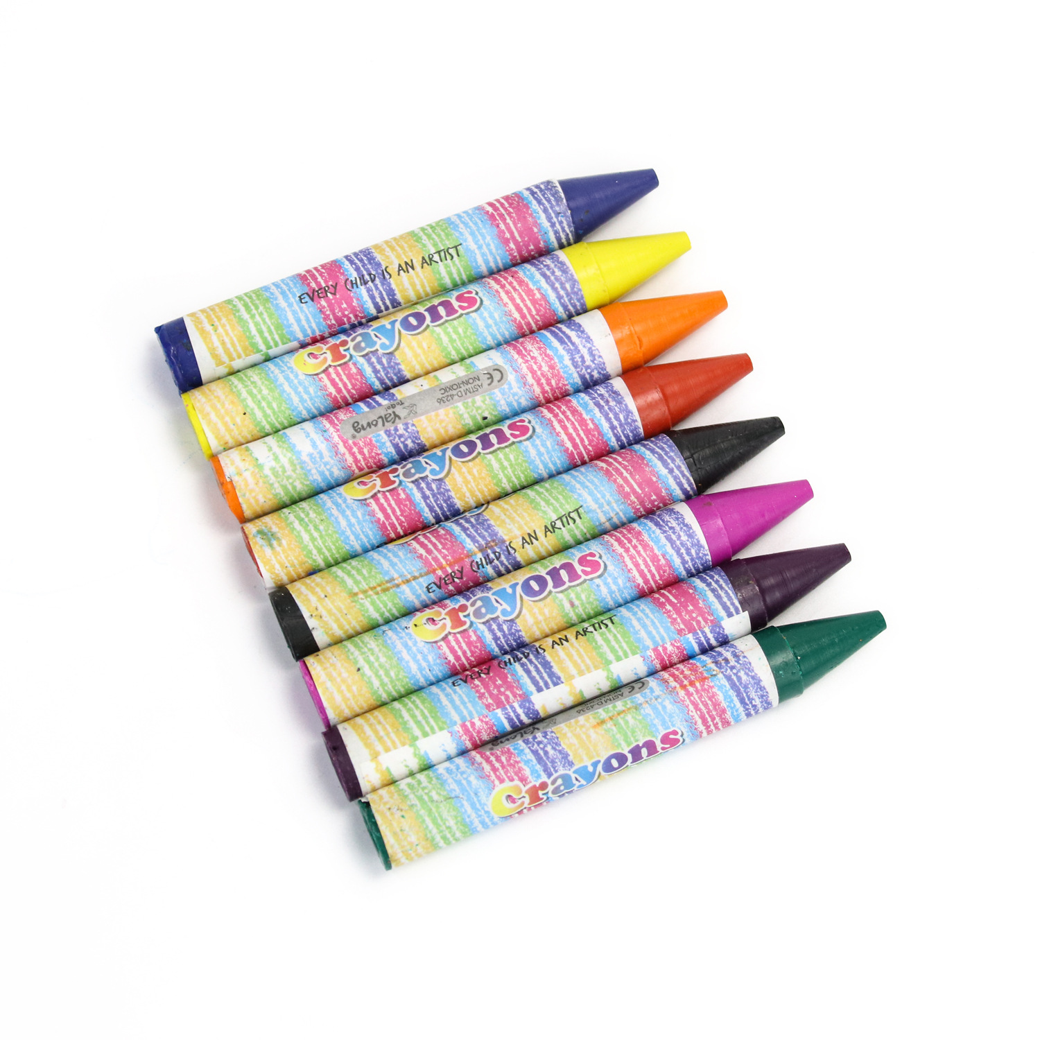 Juego de Crayones Gigantes de 8 Colores de Dibujos Animados para Niños