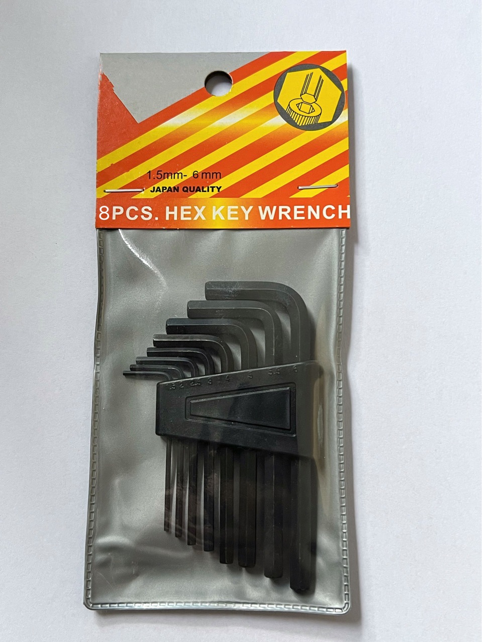 欣驰工具 公英制8PC内六角扳手 吊卡包装