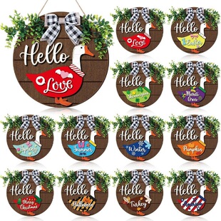 ���R�d��ƷWooden Goose Decorľ�Z�T�ƚgӭ��־�A�λ��h�Ҿ��b�