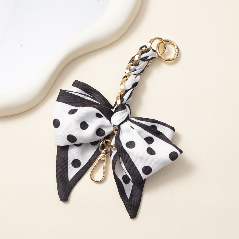 블랙 17 보우 연장 체인 17cm