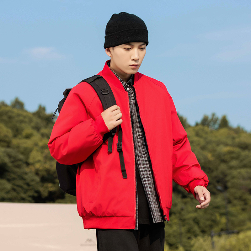 Chaqueta de bolsillo de plumón de alta gama, chaqueta de piloto estadounidense a prueba de viento, chaqueta de herramientas para hombres, otoño y invierno personalizados image 8