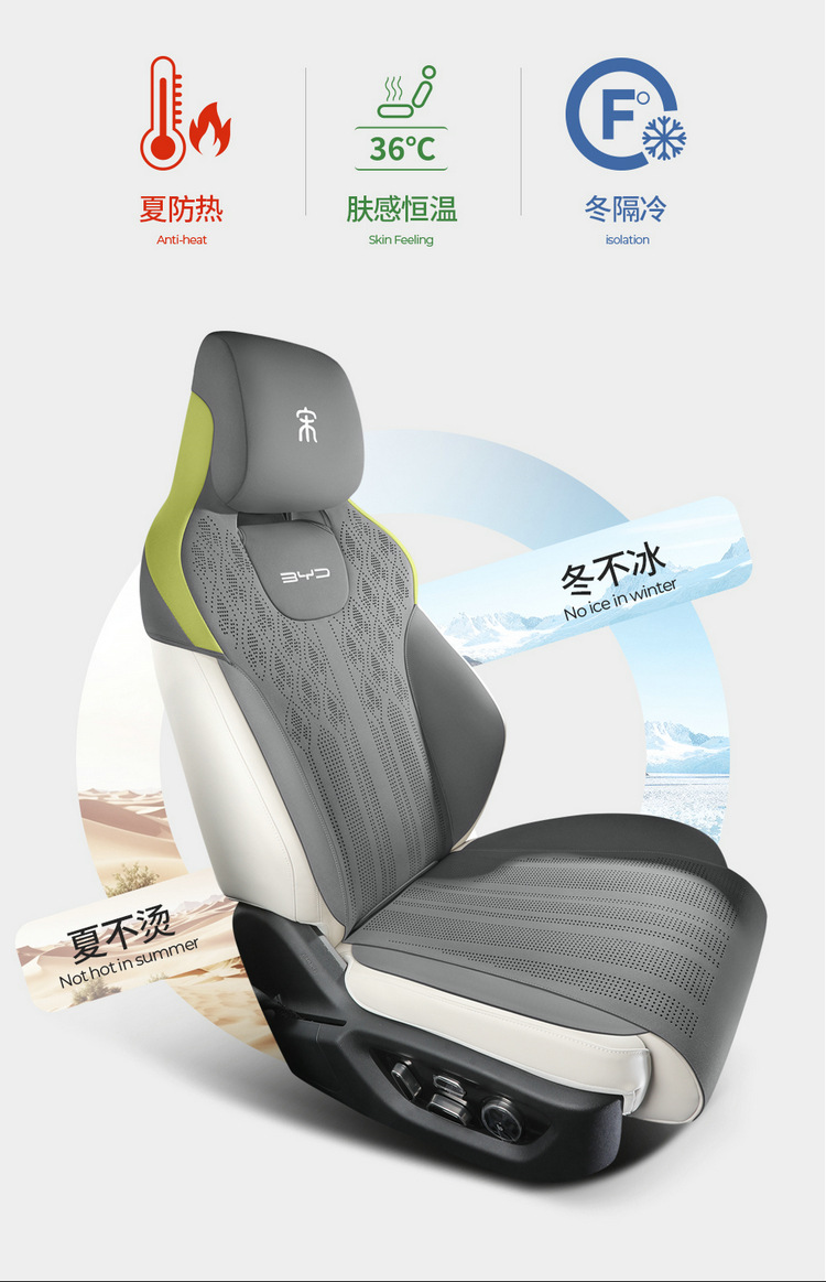 BYD Song L Special Car Cushion Four Seasons Universal Saddle Cushion Fur Half Pack Ventilated Song L Seat Cover