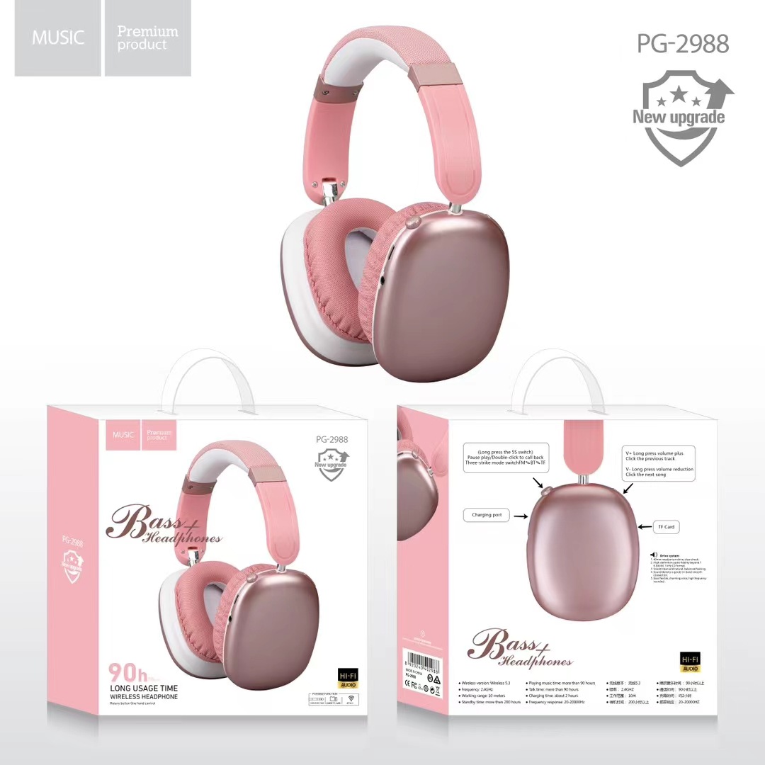 Nuevos productos de comercio exterior PG2988 auriculares Bluetooth inalámbricos verdaderos auriculares estéreo bluetooth fábrica directa