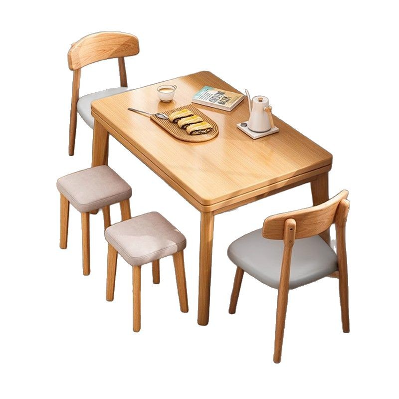 Mesa plegable de pequeña casa, mesa de comedor, mesa de comedor moderna y simple, mesa cuadrada doméstica nórdica simple
