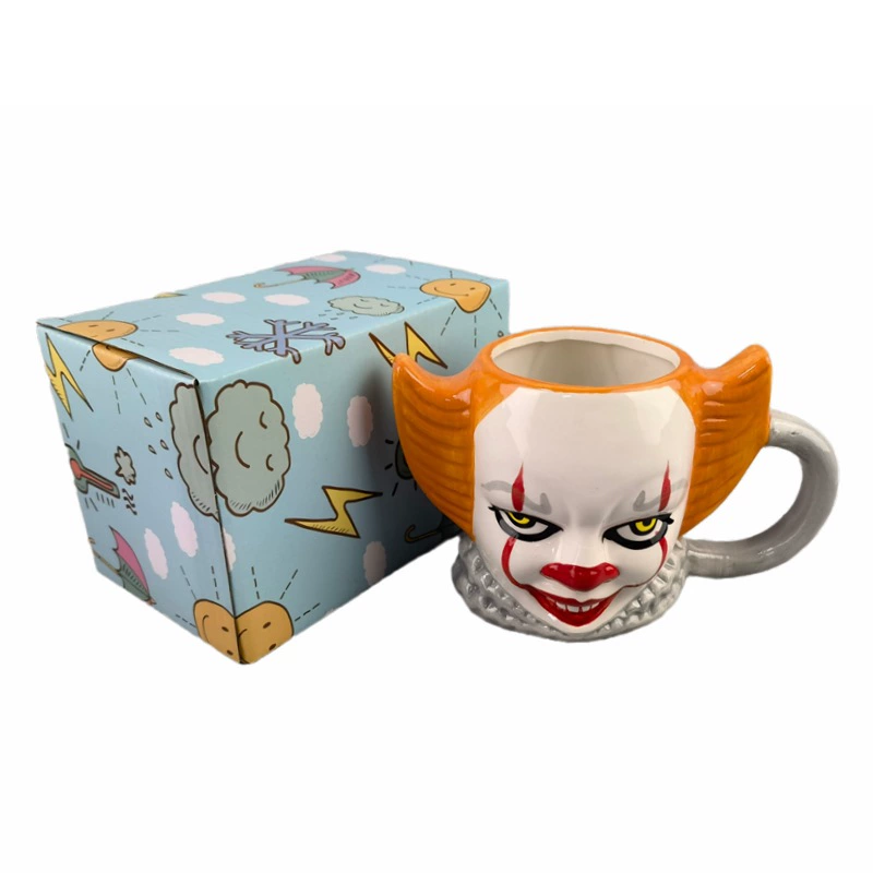 Отборный выбор Amazon 3D клоун кружка ужас голова кутерьма escape room фильм периферия водяная чашка чашка с подарочной коробкой