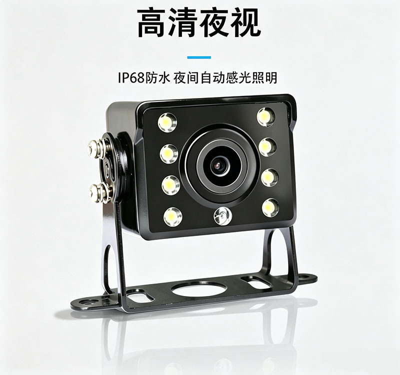 7inch IPS high-definition car display screen for harvesters, trucks, buses, and cars, with rearview camera function