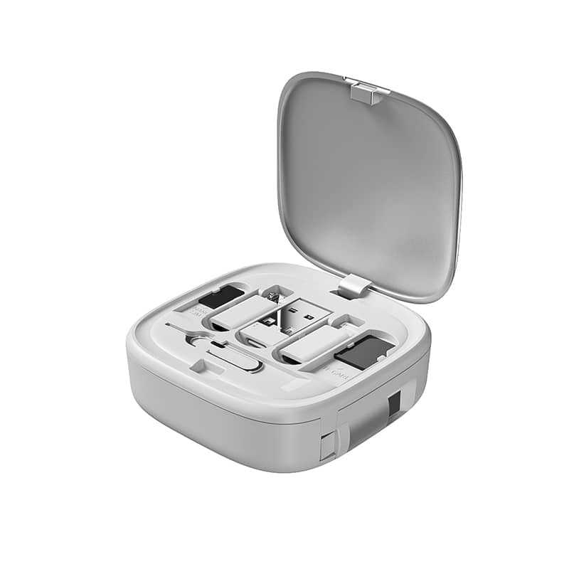 Caja de Almacenamiento Multifuncional Retráctil para Cables de Datos Xin Gan Hui, Carga Rápida de 65W, Caja de Almacenamiento Digital Multiusos para Cables de Carga de Teléfonos Móviles