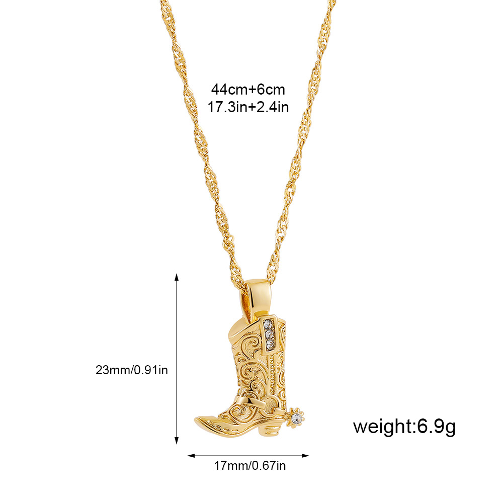 Cowboy Boots Necklace 7