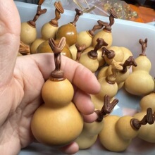 桃木剑剑来养剑葫芦镶口葫芦镶嵌头手工桃木龙头配件批发龙头摆件