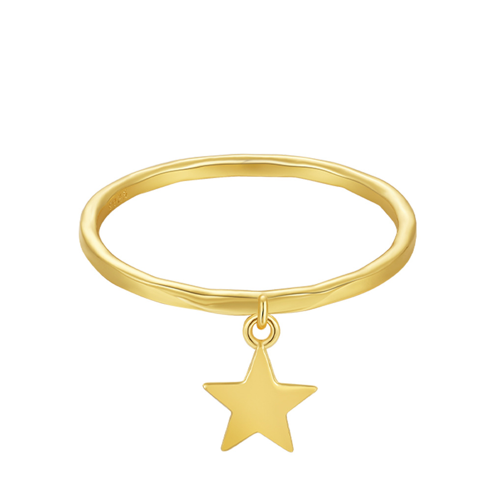 1g Weight Zircon Inlay Material Charm Rings, Rings Classification 7 Ring Size 1 Piece Quantity Wedding, Date, Engagement Occasion 925 Sterling Silver Material Cross, Star, Heart Shape Pattern All Seasons Season Women's Gender Inlay Design Simple Style Style Gold Color 925 Sterling Silver Zircon Cross Star Heart Shape Charm Rings Rings 925 Sterling Silver Rings 67